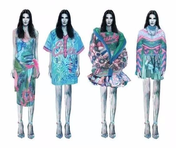 海外藝術(shù)院校的服裝效果圖 創(chuàng)意、概念與視覺(jué)的碰撞